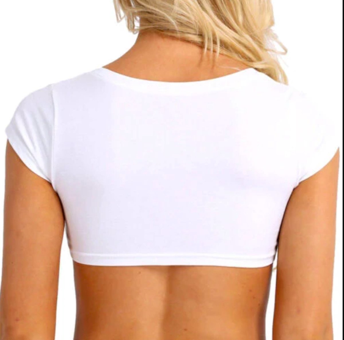 Sexy Short Crop Top De Extra Korte Crop Top Wit Maat L Bol 2668