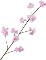 Silk-ka Fleur de Soie - Bloem Artificielle Branche de Fleur Rose 116 cm