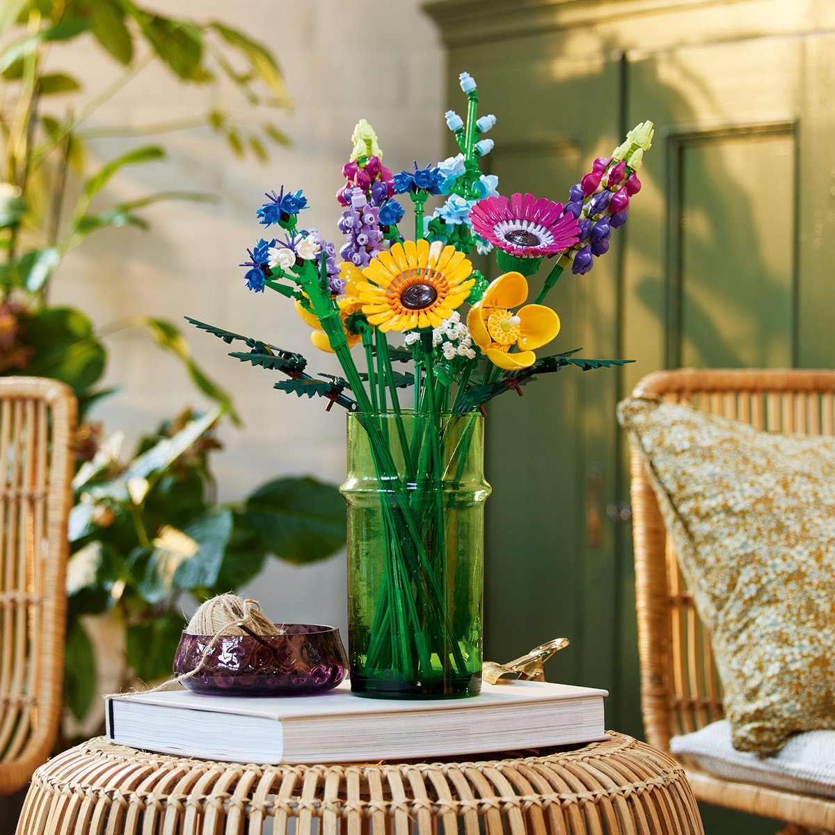 LEGO Icons Wilde Bloemen Boeket Bouwset voor Volwassenen, Botanical Collection - 10313 – foto 4