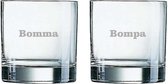Whiskeyglas gegraveerd - 38cl - Bomma-Bompa