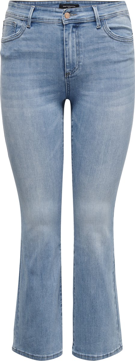 ONLY CARMAKOMA CARSALLY  HW SK FLARED DNM BJ759 Dames Jeans - Maat 50 X L30