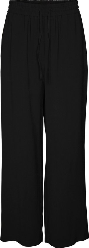 VERO MODA VMCARMEN HR WIDE PULL-ON PANT NOOS Dames Broeken Black - Maat S X L34