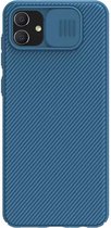 Nillkin CamShield Hoesje voor de Samsung Galaxy A04 - Back Cover met Camera Slider Blauw