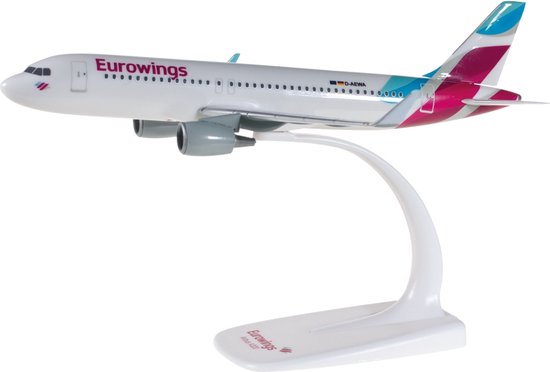 Eurowings schaalmodel vliegtuig Airbus A320 schaal 1:200 lengte 18,78cm