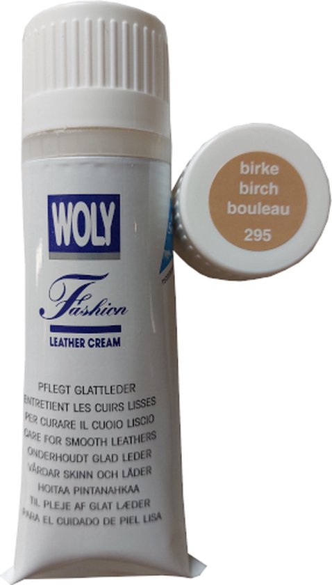 Woly Fashion Leather Cream Tube - Birch - 75 ml (Schoenpoets - Schoensmeer)
