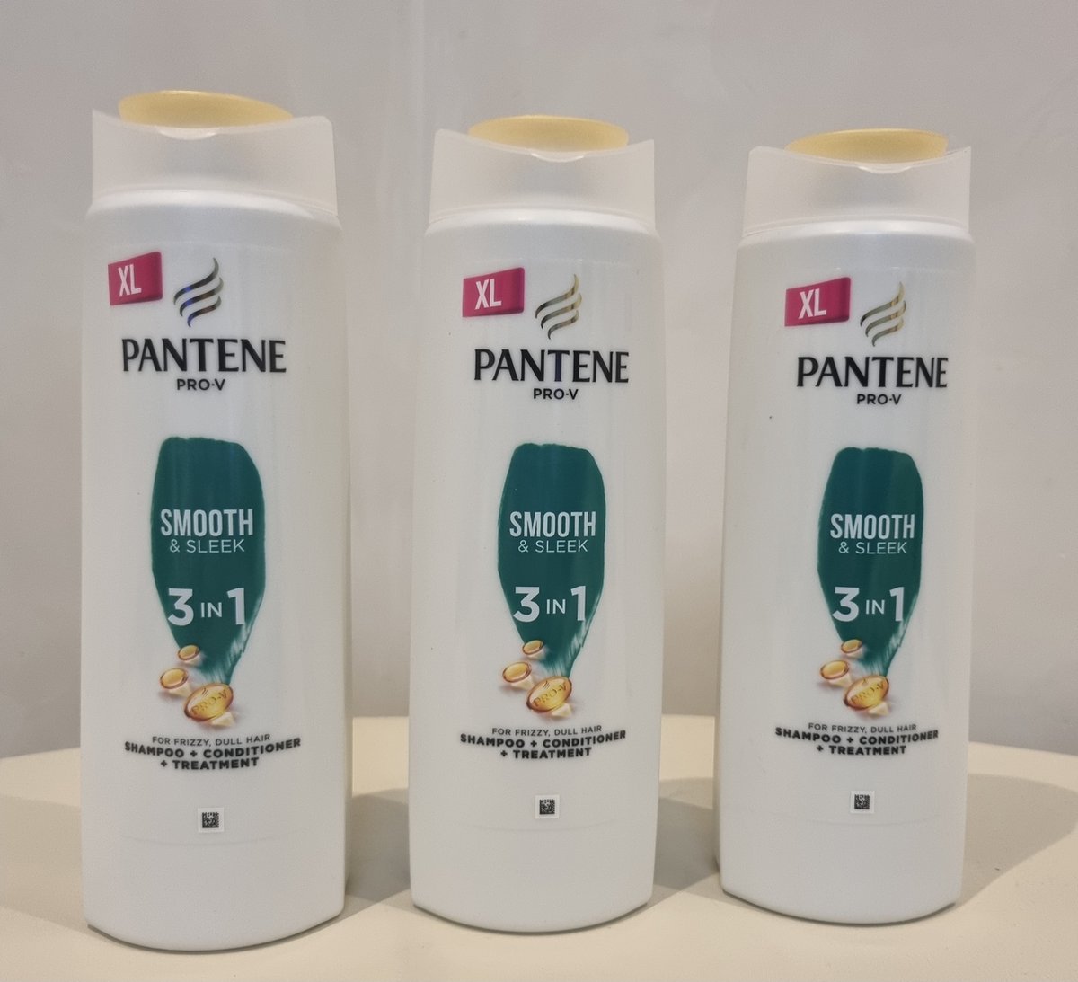 Pantene Pro-V 3in1 Smooth & Sleek Shampoo + Conditioner + Treatment 3x450ml