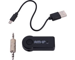AM-IP Bluetooth Adapter Draadloos Receiver Auto Carkit Muziek AUX Audio
