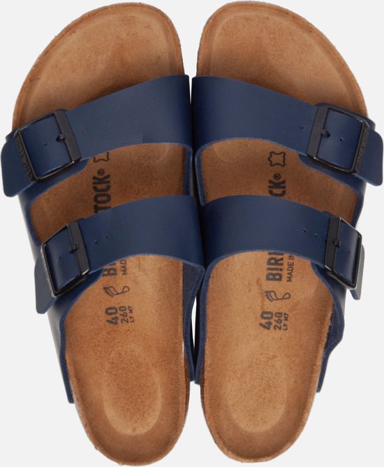 Birkenstock Arizona - Chaussons - Bleu - Régulier