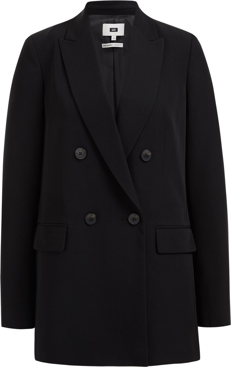 WE Fashion Dames regular fit double-breasted blazer