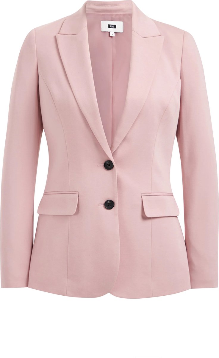 WE Fashion Dames getailleerde jersey stretch blazer