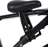 Fietsstoeltje - Fietszitje op de stang - Kleur Zwart - Zitje voor voorop de fiets - geen zwaar zitje op het stuur meer!