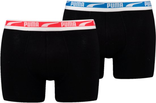 Puma - Men Multi Logo Boxer - 2-pack - 701221416 - Black Combo