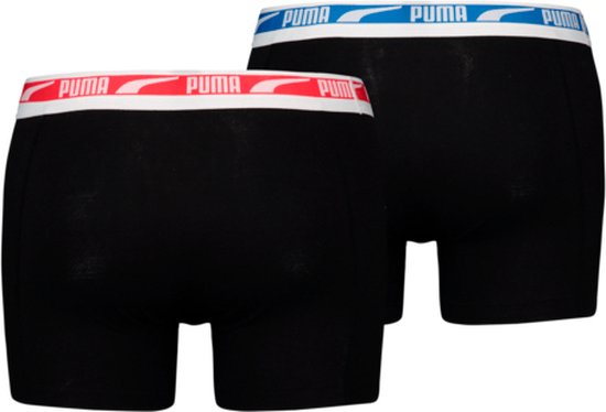 Puma Boxers Multi Logo 2-pack - Black Combo - Taille S