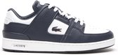 Lacoste Court Cage Heren Sneakers - Wit/Donkerblauw - Maat 41