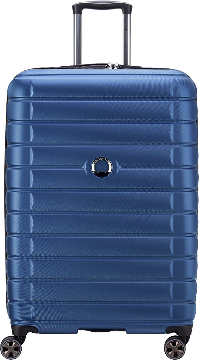 Delsey Harde koffer / Trolley / Reiskoffer - Shadow 5.0 - 75 cm (large) -  Blauw | bol.com
