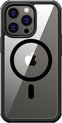 Valenta Gehard Glas - Full Cover - MagSafe Bumper Case - Apple iPhone 14 Pro Max - Zwart