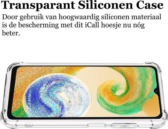 Coque Samsung Galaxy A04s / A13 5G - Protecteur d'écran FullGuard - Coque arrière ShockGuard Transparent & Protecteur d'écran