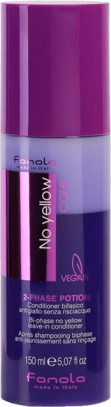 Fanola No Yellow Care Conditioner Two-Phase Hair Conditioner Spray - 150 ml