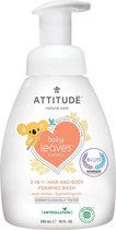 Attitude - Baby Leaves 2 in 1 Peer Nectar Foaming Wash - 295ml
