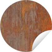 Tuincirkel Roest - Geel - Oranje - 120x120 cm - Ronde Tuinposter - Buiten XXL / Groot formaat!