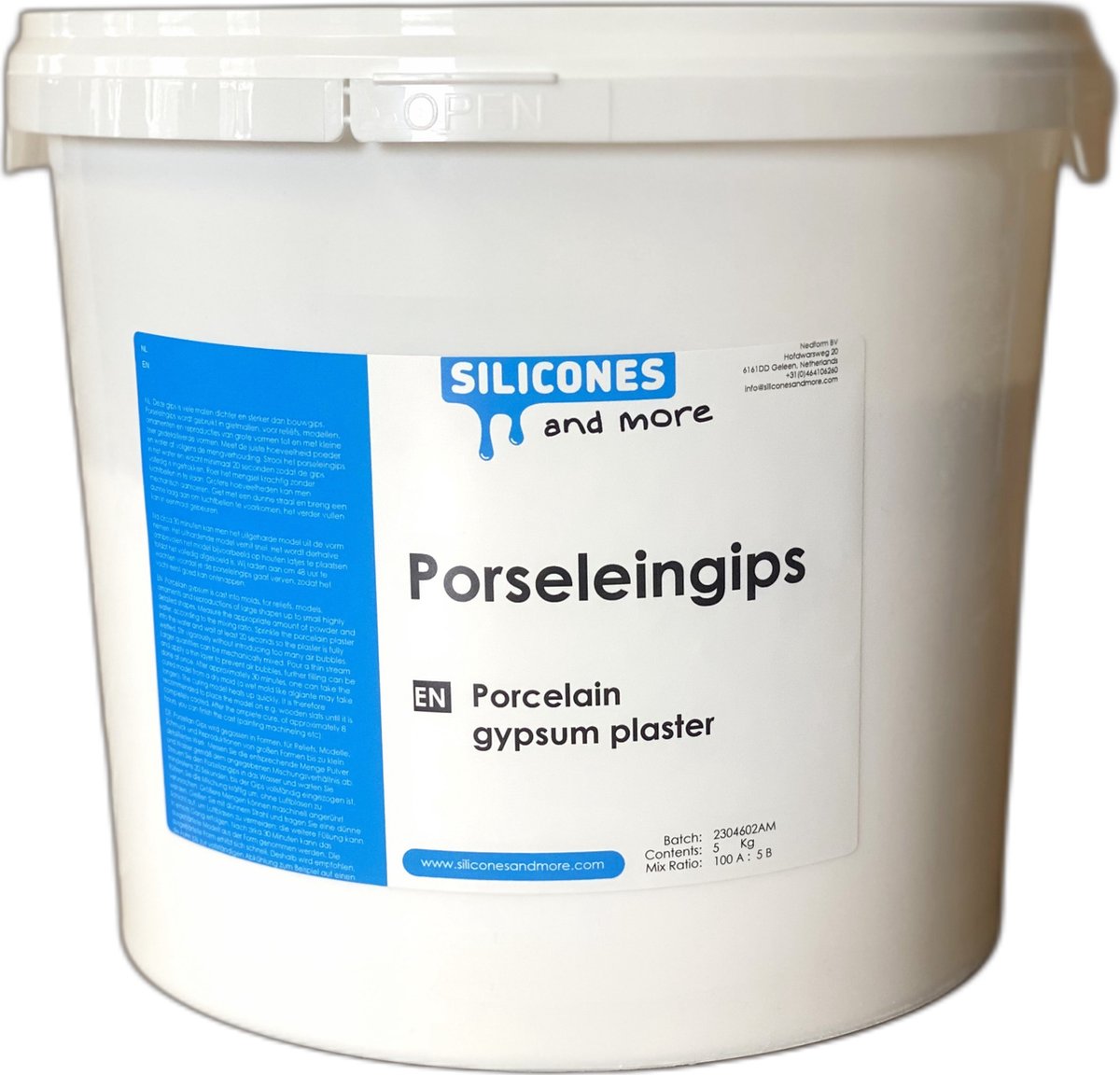 Porseleingips - 5 Kg - SAM