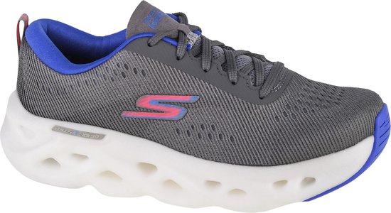 Skechers Go Run Swirl Tech 128791-GRY, Vrouwen, Grijs, Hardloopschoenen, maat: 39,5