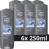 Bol.com Dove Men+Care Cool Fresh 3-in-1 Douchegel - 6 x 250 ml - Voordeelverpakking aanbieding