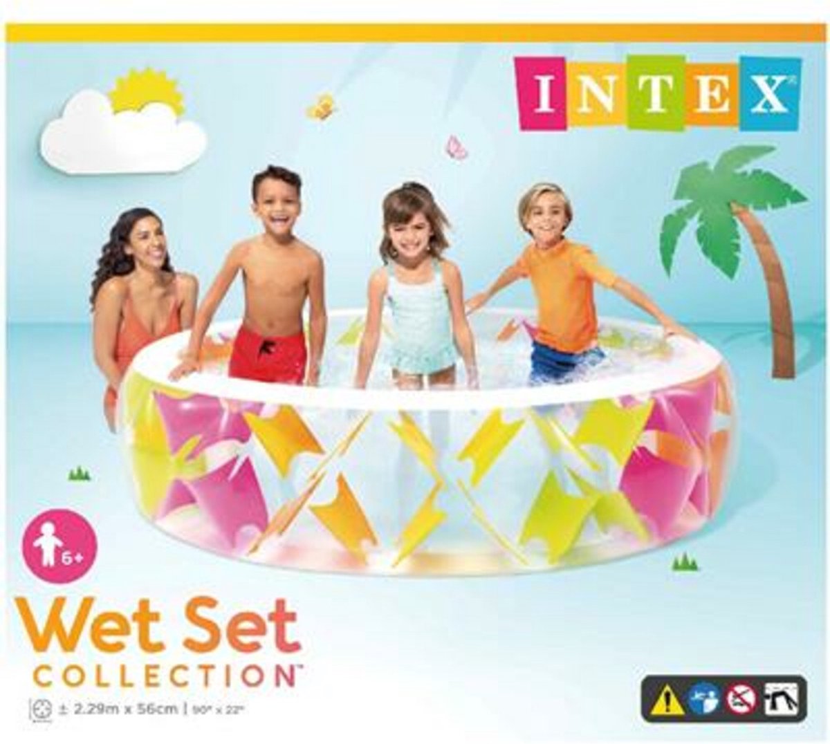 Intex Zwembad - Pinwheel - 229x56 cm