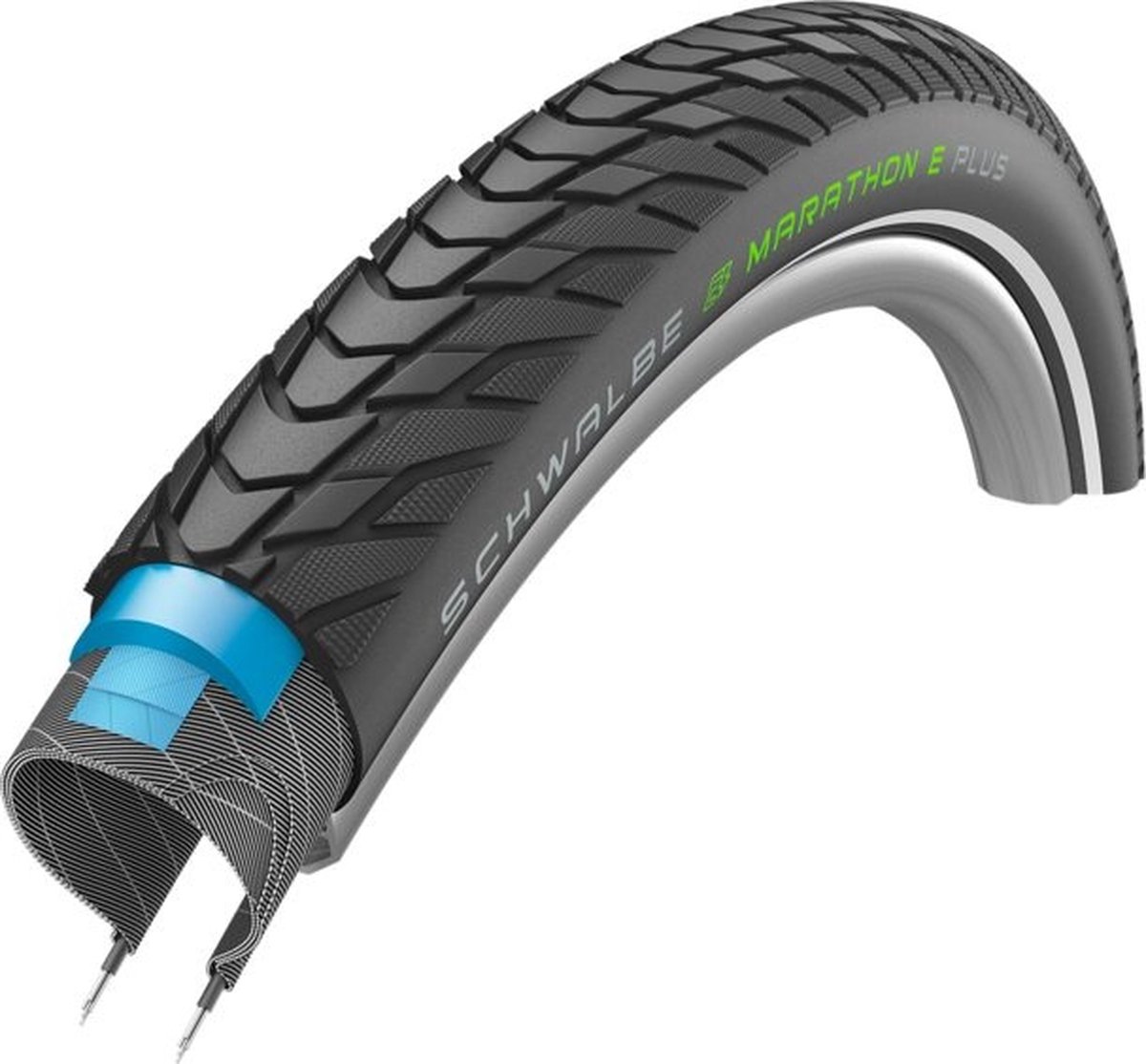 Schwalbe Buitenband Marathon E-plus 28 X 1.40 (37-622) Rs Zwart