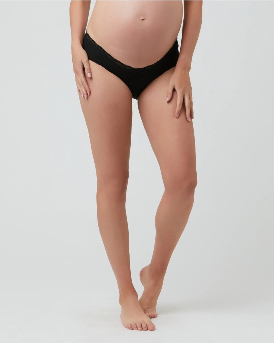 Organic Cotton Lacey Briefs silver marl, M