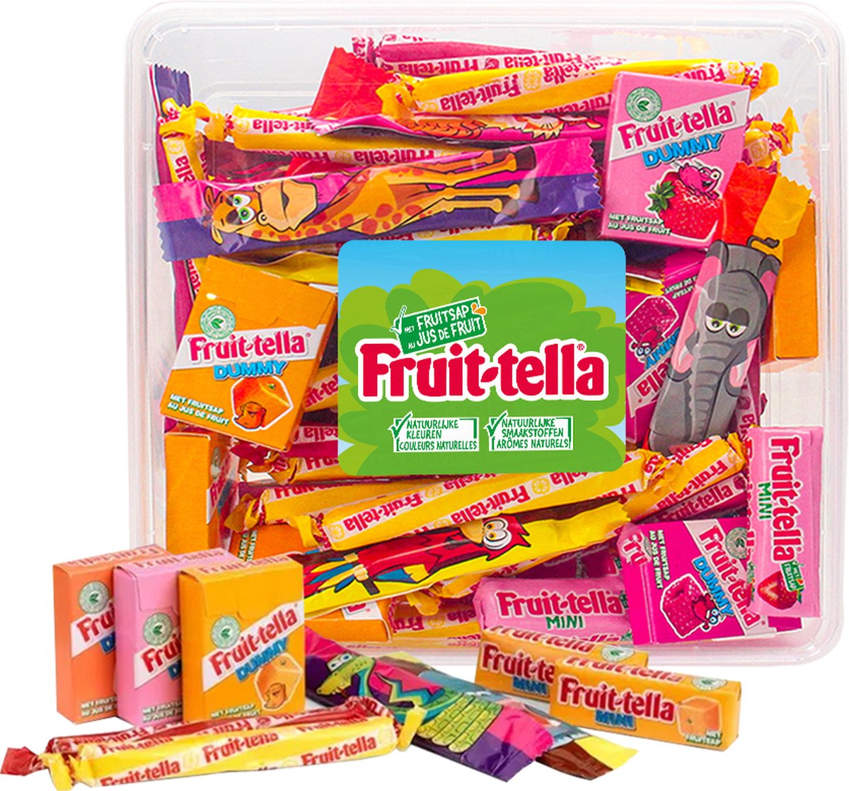 Fruit-tella snoepmix - 50 stuks - 487g