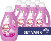 Robijn Vloeibaar Wasmiddel - Color Pink Sensation - met 90% biologisch afbreekbare ingrediënten - 6 x 20 wasbeurten