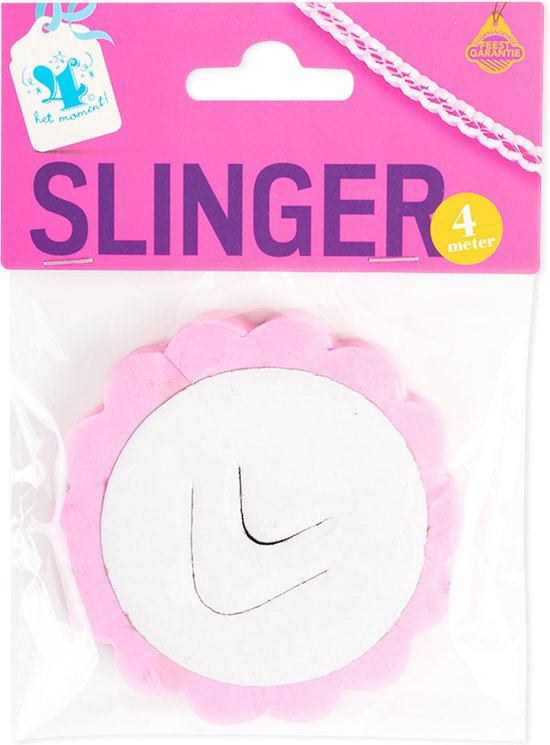Slinger 4 meter roze - slinger - Babykamer Slingertje - Geboorte -  Verjaardag - Baby... | bol.com