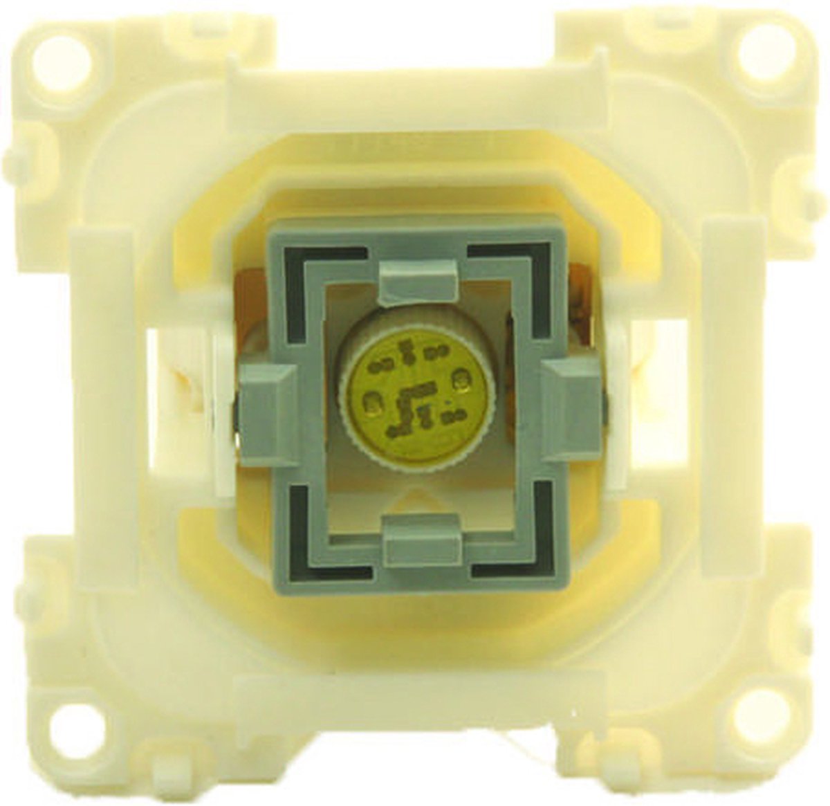 Presto Wipschakelaar met LED Lampje 230V 2-Polig Inbouw S-20.000 Wit