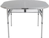 Bo-Camp - Table - Premium - Ovale - Modèle valise - 100x70 cm