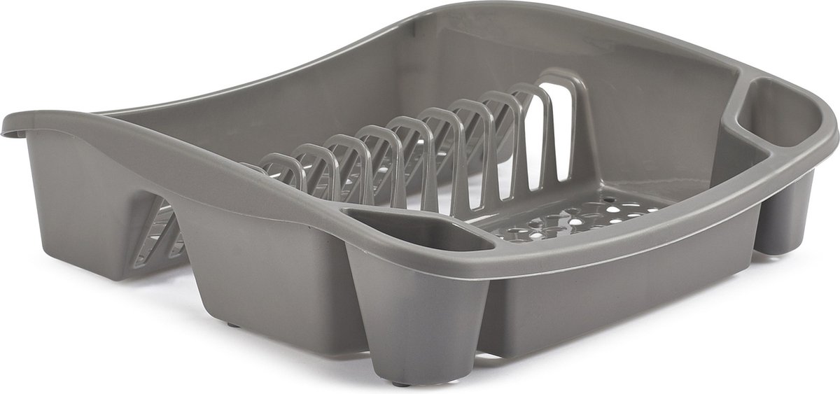 Goedkoopste Whitefurze Afdruiprek - Kunststof - 37 x 40 x 11 cm - Grijs