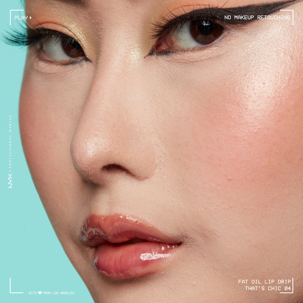 NYX Professional Makeup Fat Oil Lip Drip Lipgloss - Tot 12 uur hydratatie - Verrijkt met kruipbraamolie, framboosolie en squalaan - That's Chic - 4,8 ml — cadeau in Verzorging - foto 4