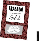 Scratches for Geluk - Carte à gratter DIY - Comprend une enveloppe Kraft - Souhaits - couleur