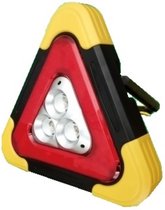 Hofftech - LED Waarschuwingslamp Driehoek 2000mAh - Oplaadbaar - Autoverlichting - Auto accessoires - Auto spullen