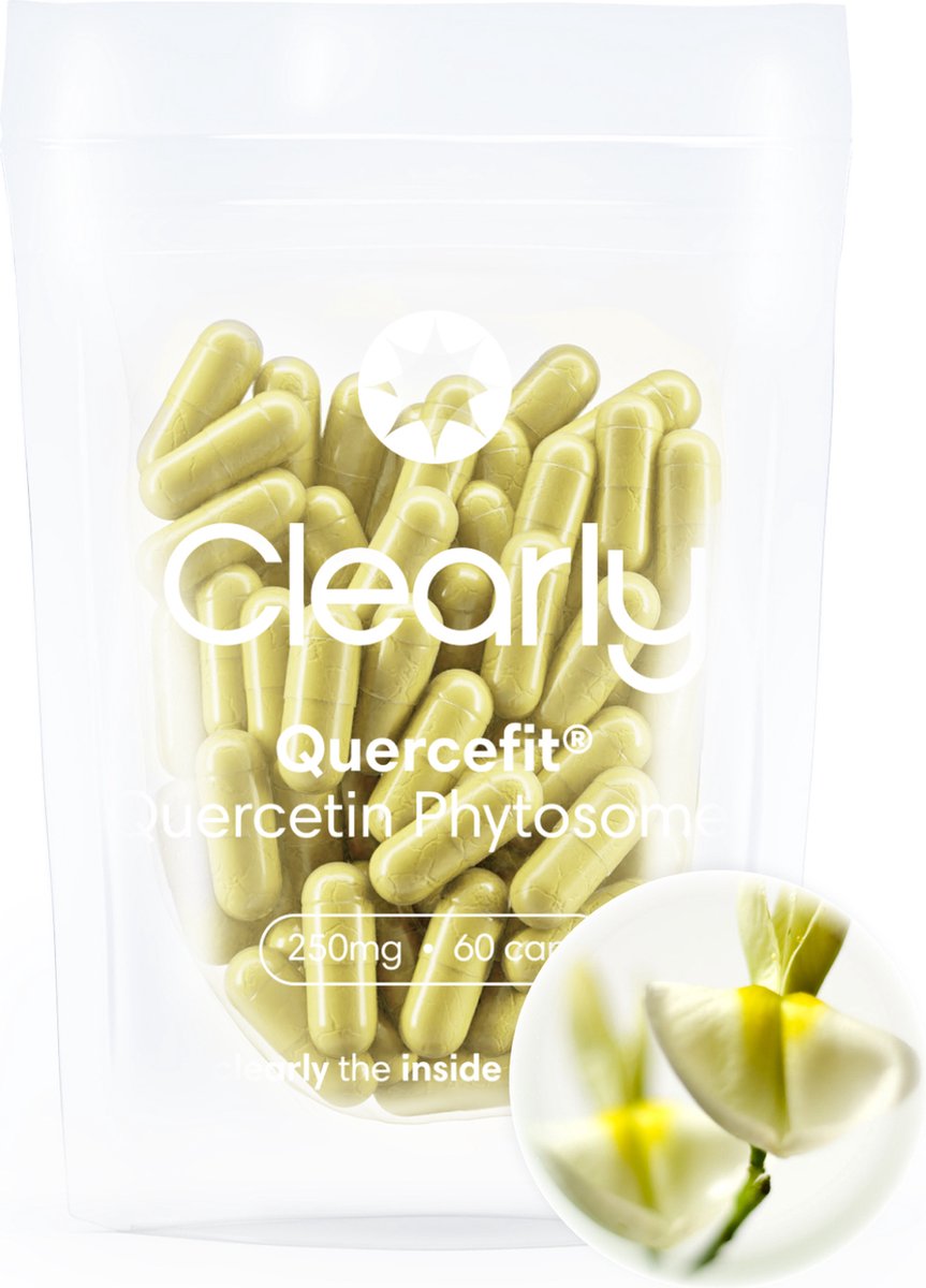 Clearly Quercetine - Quercefit® Phytosome - 20x beter opneembaa - 250 mg 60 Capsules - Antioxidant