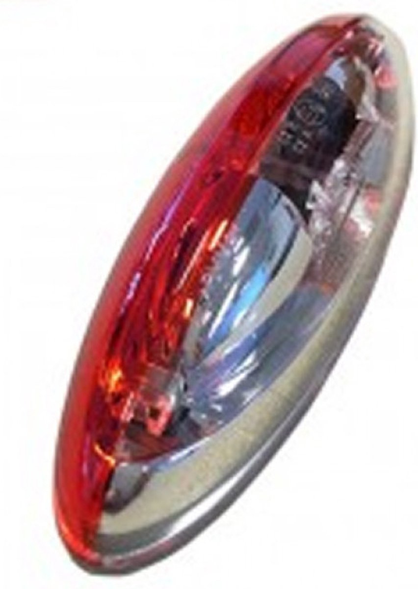 Jokon Markering SPL2010 Ovaal Opbouw Rood/Wit Grijs Frame 12/24V