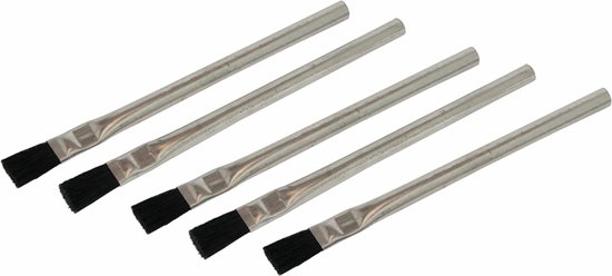 Foto: Silverline soldeer flux borstels 5 pk 15 mm