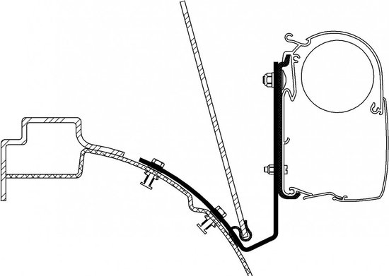 Thule VW T4 Liftroof Adapter