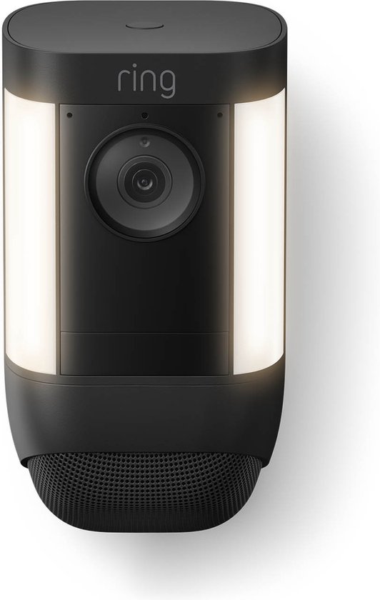 Ring Spotlight Cam Pro - Batterij - Beveiligingscamera - Zwart | bol.com