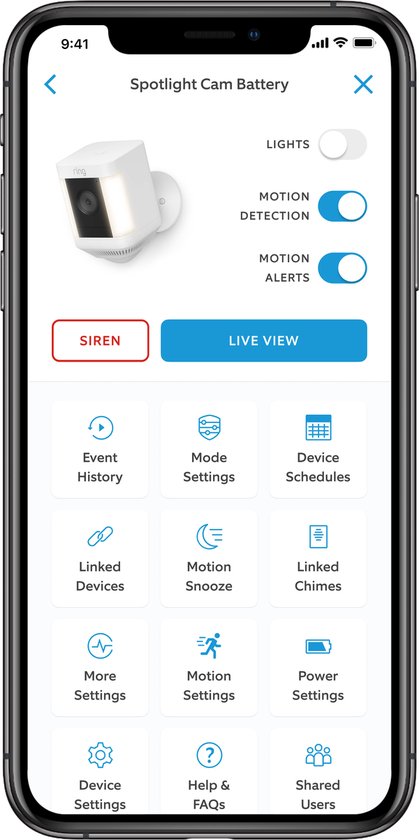Ring Spotlight Cam Plus - Batterij- Beveiligingscamera - Zwart