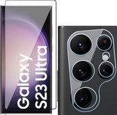 Screenprotector geschikt voor Samsung Galaxy S23 Ultra - Camera Lens Protector - Gehard Glas Screen Protector FullGuard