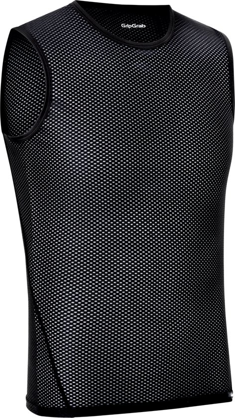 GripGrab Ultralight Sleeveless Baselayer Base Layer Shirt - Noir - Taille L