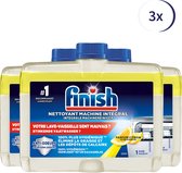 Finish Hygiene Machinereiniger Lemon - 250ml x3