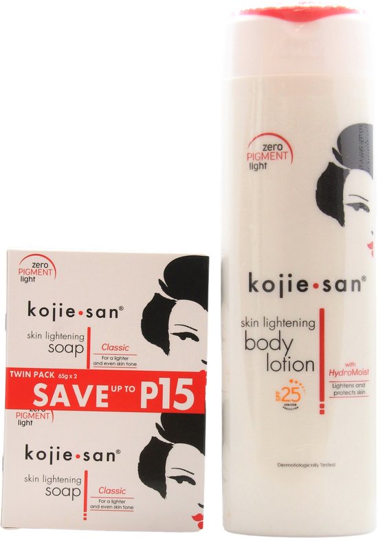 Kojie San skin lightening bodylotion SPF 25 250g + Kojie San Skin
