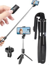Selfie Stick - Tripod - 4 in 1 - Universeel - Bluetooth Bediening - Verstelbaar Statief - IOS & Android - Rheme